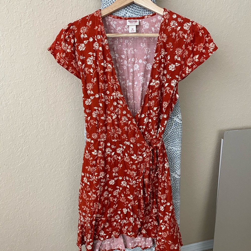Mossimo wrap flounce dress